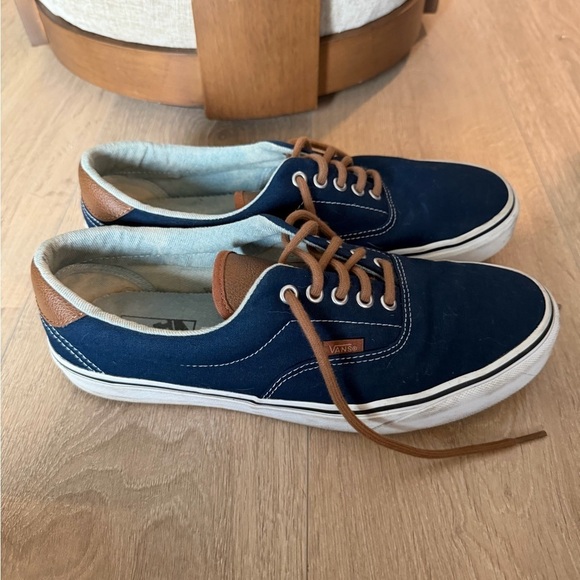 Vans Other - Vans Men's Navy and Brown Sneakers - Size 11